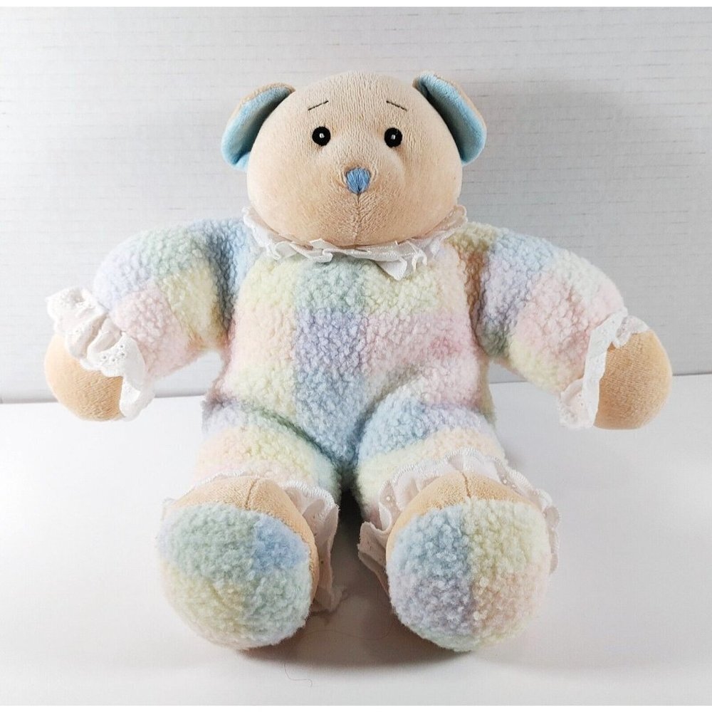 Baby GANZ Plush Pastel  Bear 11" Stuffed Animal Lovey Teddy Bear
